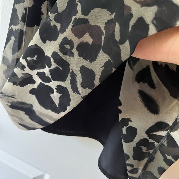 KENSIE Dress, black/grey/white animal print. - Picture 3 of 7